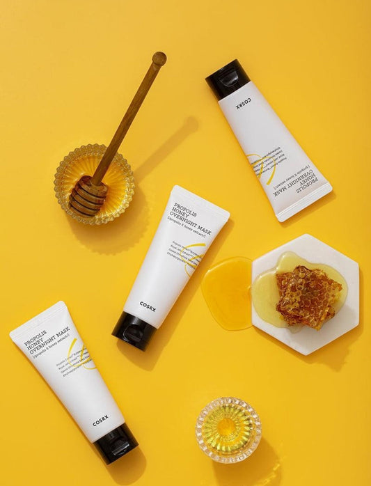 Cosrx - Full Fit Propolis Honey Overnight Mask - Nourishing Night Mask with Propolis - 60ml