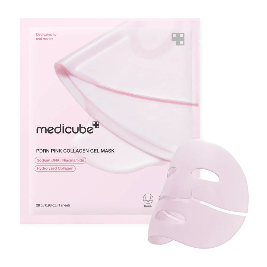 Medicube - PDRN Pink Collagen Jelly Gel Mask - Firming Hydrogel Face Mask - 1pc/28g