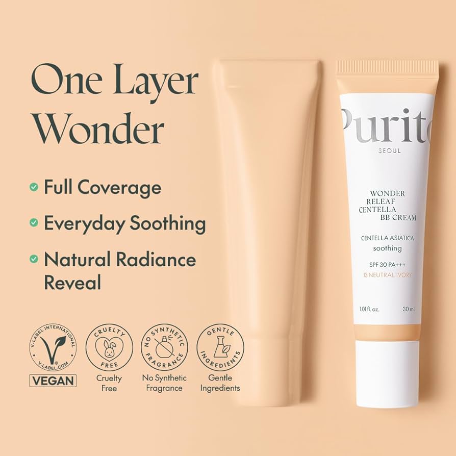 Wonder Releaf Centella BB Cream #21 Light Beige 30ml