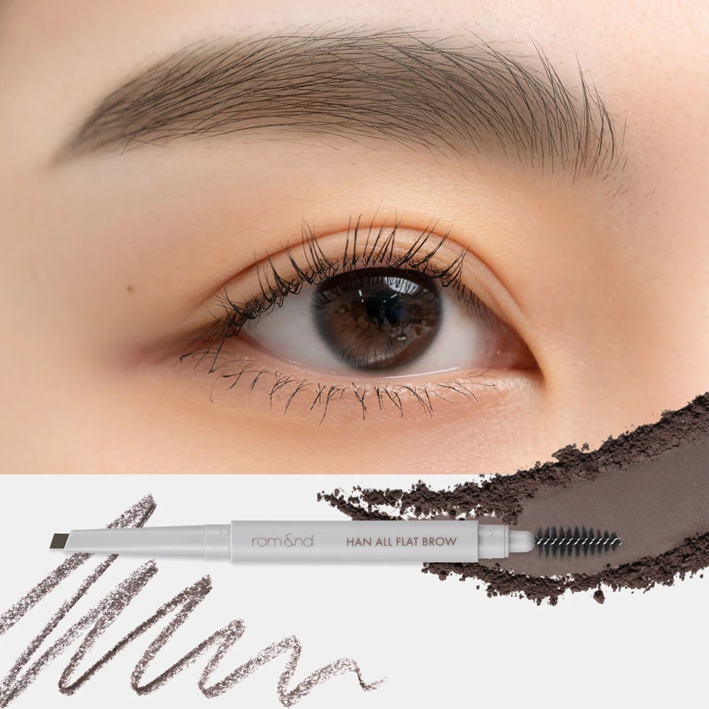 Rom&Nd Han All Flat Brow C2 Grace Taupe - 0.17 G Eyebrow Pencil